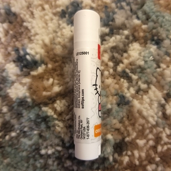 Sanrio Cute Hello Kitty SoftLips Natural Lip Balm Orange Sherbet Sealed NWT - Picture 3 of 4